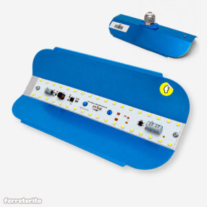 Reflector LED Liviano Tipo Lamina 50w 110v-220v con Rosca E27