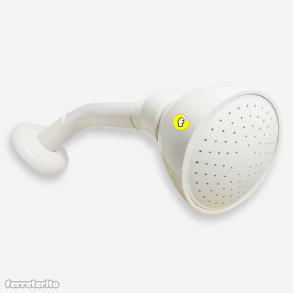 Ducha Regadera Plastico Blanco