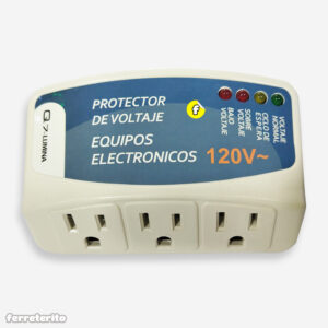Protector de Voltaje 120V Enchufable Equipos Electronicos Q7-LUMINA