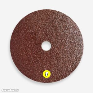 Disco de Lija Grano 40 de 7″ (fibro disco) para Esmeril