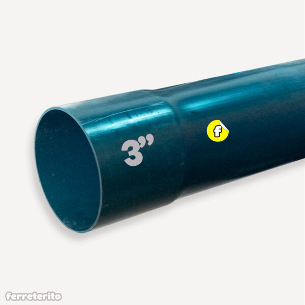 Tubo 3″ NEGRO para Aguas Negras
