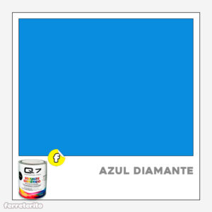 Pintura Esmalte 1/4GL AZUL DIAMANTE Q7