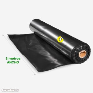 Plastico Negro Ferretero 3m Ancho x Grueso (1 Metro)