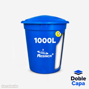 Tanque Tipo Vaso 1000L DOBLE CAPA RESINCA