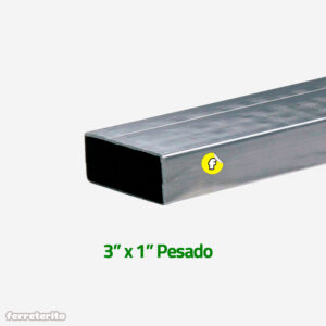 Tubo HP 3″ X 1″ X 1.20mm (Pesado) X 6M (THP-3X1-120)