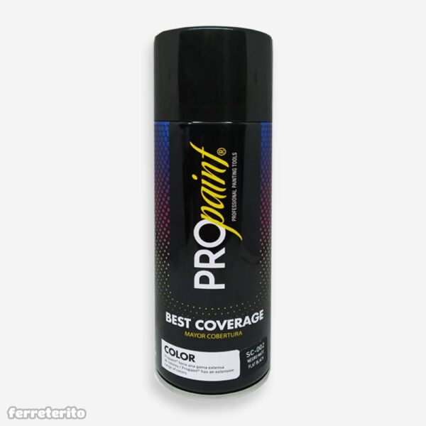 Pintura Spray Negro Mate PROPAINT