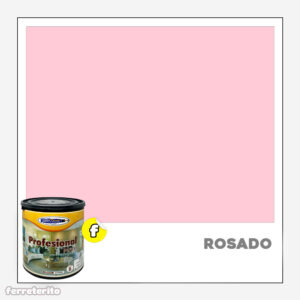 Pintura Caucho [1 Galon] ROSADO Profesional Mate METROPAINT (Clase B)