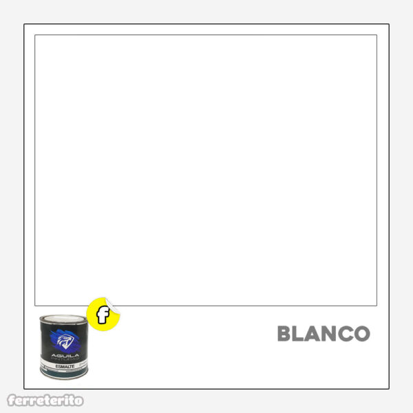 Pintura Esmalte 1/4GL Blanco EL AGUILA