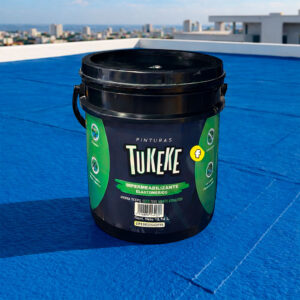 Pintura Impermeabilizante Cuñete 4 Galones AZUL TUKEKE