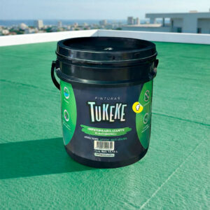 Pintura Impermeabilizante Cuñete 4 Galones VERDE TUKEKE