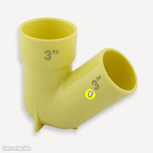 Sifon Corto 3" para Aguas Negras