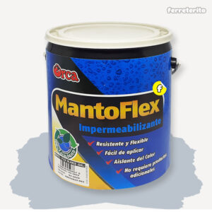 Pintura Impermeabilizante MantoFlex 1 Galón GRIS