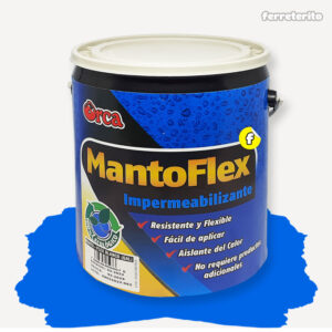 Pintura Impermeabilizante MantoFlex 1 Galón AZUL