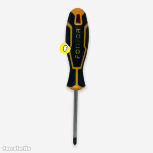 Destornillador de Estria 4″ Imantado Mango Goma FONTOR (DES-033)