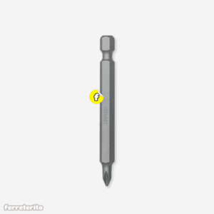 Punta Estria Estrella Acero para Taladro #2 x 4″ por Unidad