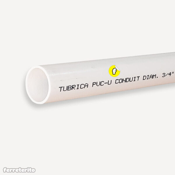 Tubo 3/4 Pulgadas BLANCO para Electricidad