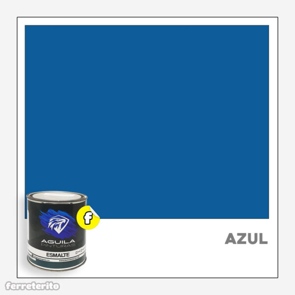 Pintura Esmalte Galon Azul EL AGUILA