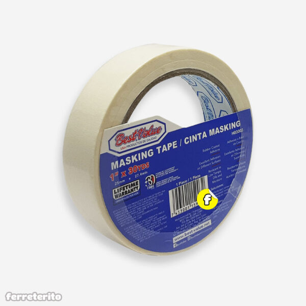 Tirro de Papel 1″ x 27.4 metros BESTVALUE