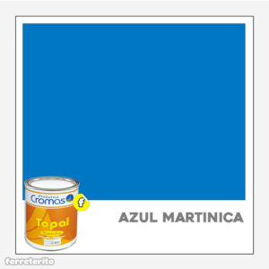 Pintura Caucho Galon Azul Martinica Topal CROMAS