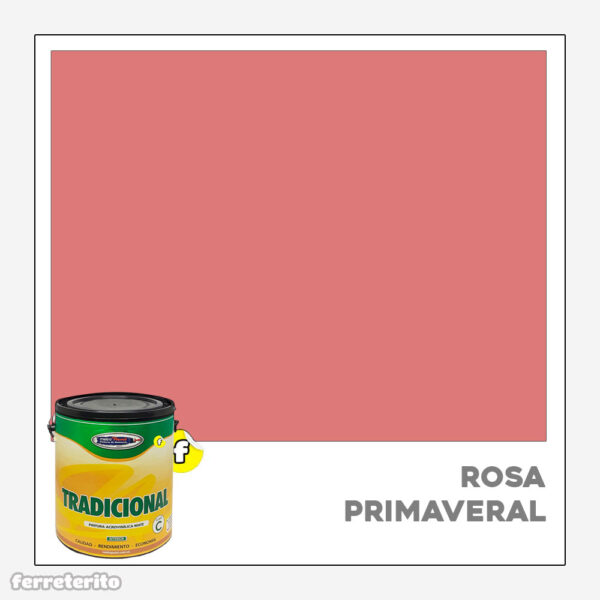 Pintura Caucho 1 Galon ROSA PRIMERAL Tradicional METROPAINT