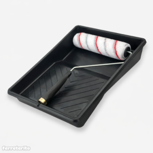Kit Mango de Rodillo con Funda Lisa Superficie Lisa y Bandeja 9″ STANDARD