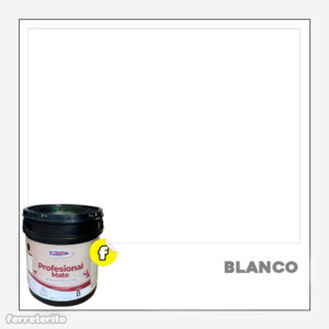 Pintura Caucho Cuñete 4 GL BLANCO Profesional Mate METROPAINT (Clase B)