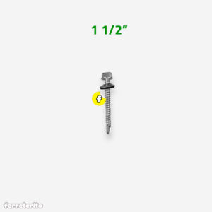 Tornillo para Techo Cabeza Hexagonal 1 1/2″ (TT-CH-112)