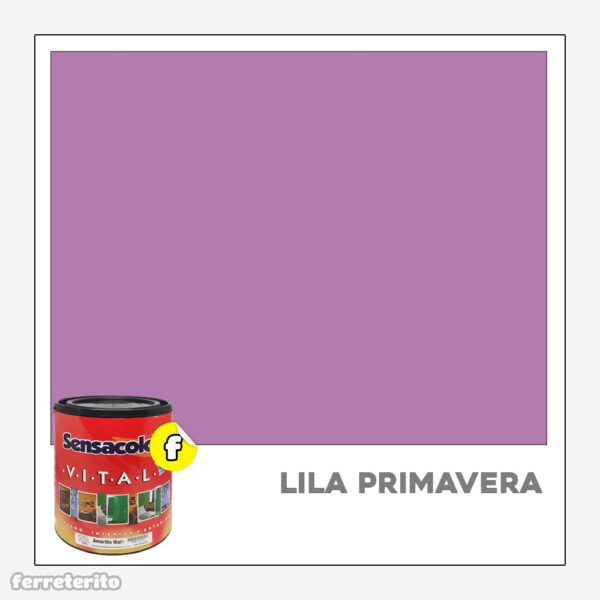 Pintura Caucho Galon Lila Primavera Vital SENSACOLOR