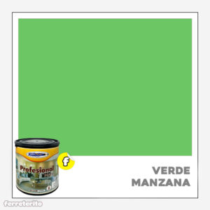 Pintura Caucho [1 Galon] VERDE MANZANA Profesional Mate METROPAINT (Clase B)