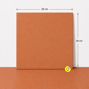Ceramica Tipo Terracota CAOBA MATE 26cm X 26cm Acabado Mate 16 Piezas