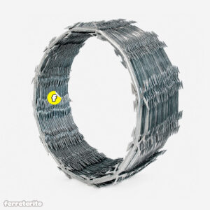 Concertina de Seguridad Galvanizada 45cm x 6m