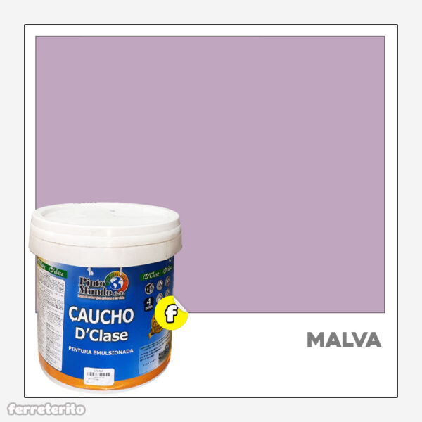 Pintura Caucho Cuñete 4 GL Malva DClase PINTO MUNDO