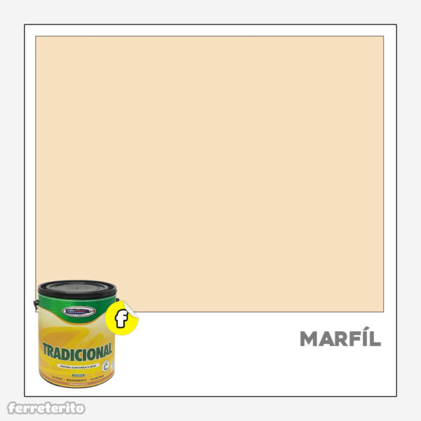 Pintura Caucho Galon MARFIL Tradicional METROPAINT