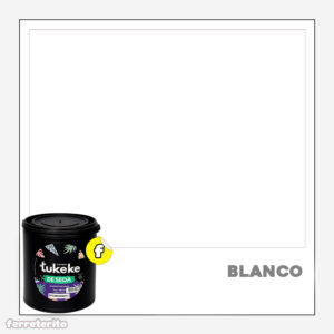 Pintura Caucho 1 Galon BLANCO Seda TUKEKE