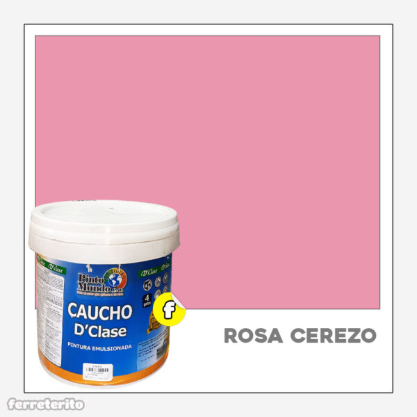 Pintura Caucho Galon Rosa Cerezo DClase PINTO MUNDO