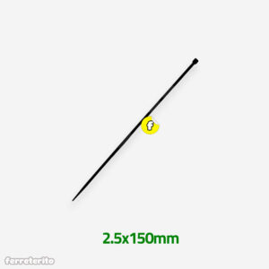 Tirrap Negro 2.5x150mm (TRN-25-150)