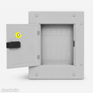 Tablero Electrico 12 Circuitos con Tapa STANDARD