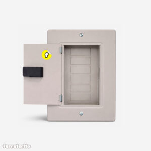 Tablero Electrico 6 Circuitos con Tapa STANDARD