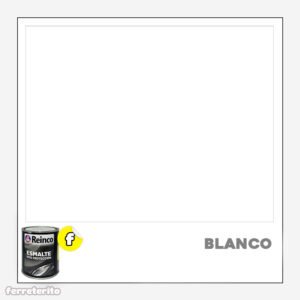 Pintura Esmalte 1/4GL BLANCO BRILLANTE REINCO