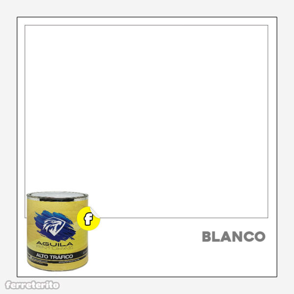 Pintura Esmalte Alto Trafico 1 Galon Blanco EL AGUILA