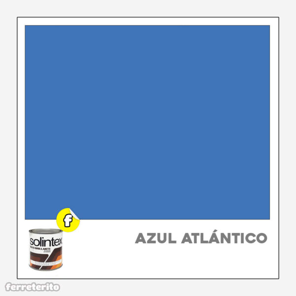 Pintura Esmalte 1/4 Azul Atlantico SOLINTEX