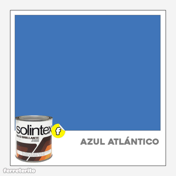 Pintura Esmalte Galon Azul Atlantico SOLINTEX