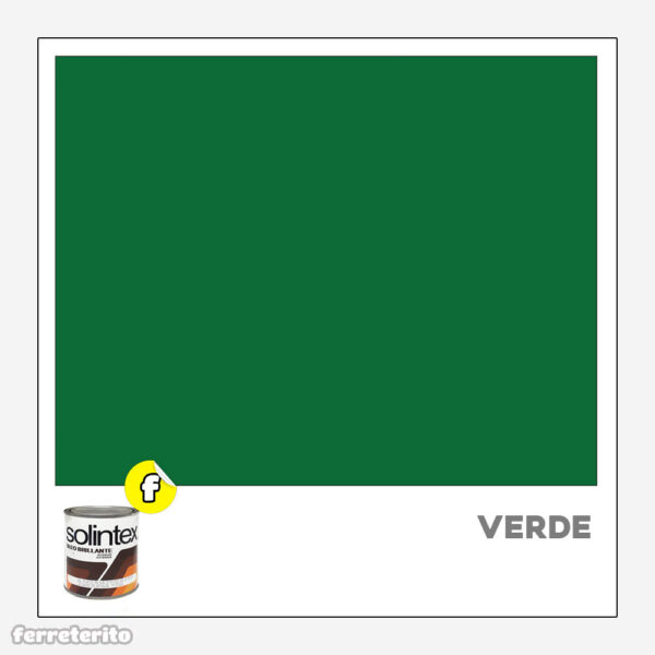 Pintura Esmalte 1/4 Verde SOLINTEX