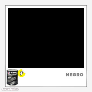 Pintura Esmalte 1/4GL NEGRO BRILLANTE REINCO