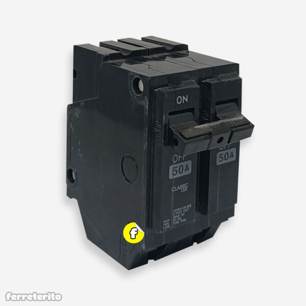 Breaker Empotrable 2×50 Amp Classic Lux