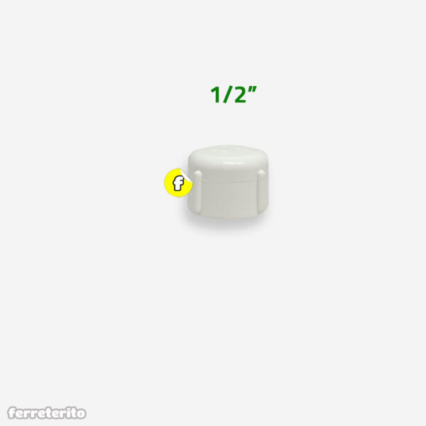 Tapa Hembra PVC 1/2″ para Roscar