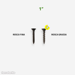 Tornillo Drywall 1″ (10 Unidades)