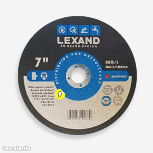 Disco de Corte Metal Ultrafino 7″ Plano LEXAND