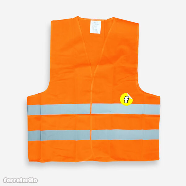 Chaleco Seguridad Reflectivo Naranja Cinta 2″ WOLFANG