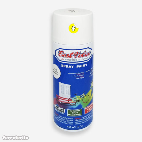 Pintura Spray Blanco Mate BESTVALUE